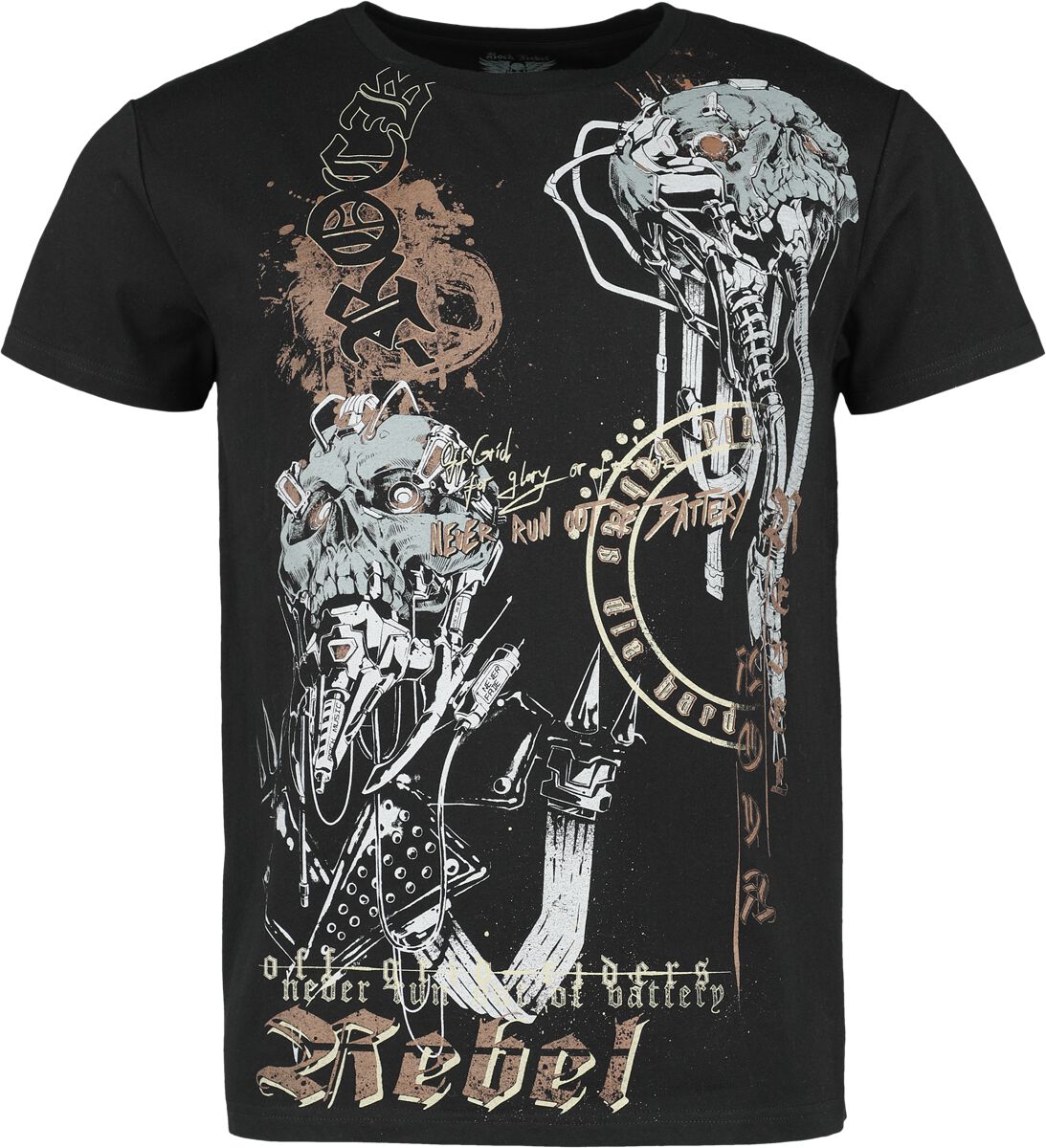 T-shirt met old-school slangenprint Rock Rebel by EMP T-shirt