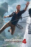 4 - A Thief's End - Jump, Uncharted, Poster