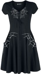 Black Widow Dress, Rockabella, Korte jurk