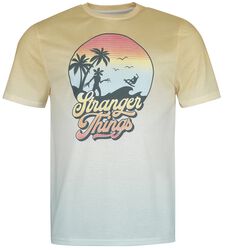 Cercle Coucher de Soleil, Stranger Things, T-Shirt Manches courtes