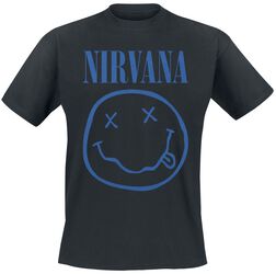 Blue Smiley, Nirvana, T-Shirt Manches courtes