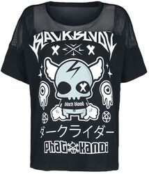Phat Kandi X Black Blood by Gothicana - T-shirt, Black Blood by Gothicana, T-Shirt Manches courtes