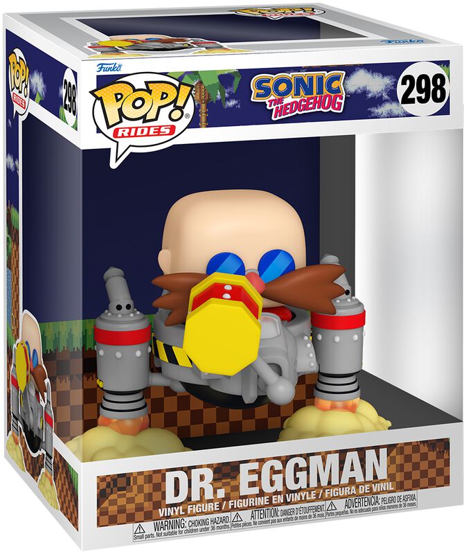 Dr. Eggman (Pop! Ride) vinyl figuur 298