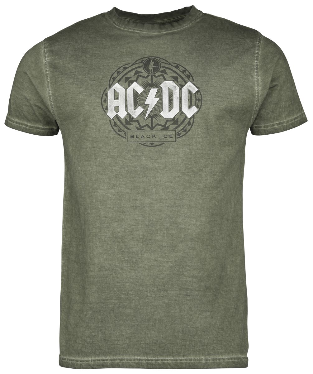 AC/DC - T-shirt BACK IN BLACK - Gris chiné - Homme - 0.00