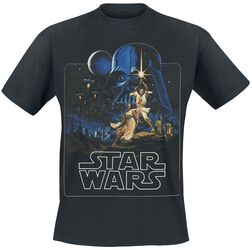 Episode 4 - A New Hope - Classic Poster, Star Wars, T-Shirt Manches courtes