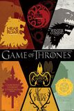 Grandes Maisons, Game Of Thrones, Poster