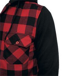 Hooded Checked Flannel, Urban Classics, Flanellen overhemd