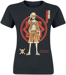 Logo Luffy, One Piece, T-Shirt Manches courtes
