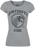 GOZOO - House Stark - Winterfell, Game of Thrones, T-shirt