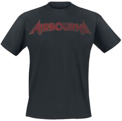Cracked Logo, Airbourne, T-Shirt Manches courtes