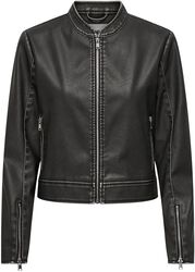 Onlmindy Faux Leather Washed Jacket, Only, Kunstlederen jas