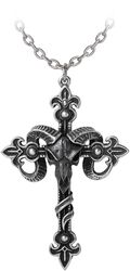 Cross of Baphomet, Alchemy Gothic, Collier