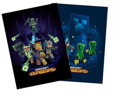 Set van twee Chibi posters, Minecraft, Poster