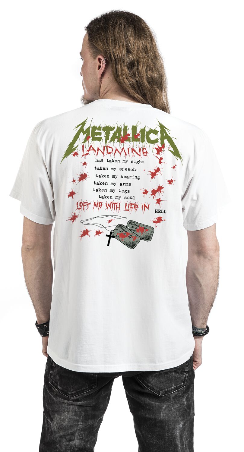 stikstof teller Observatorium One Landmine | Metallica T-shirt | Large