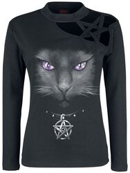 Black Cat, Spiral, Shirt met lange mouwen