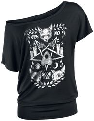 T-Shirt Avec Pentacle, Gothicana by EMP, T-Shirt Manches courtes