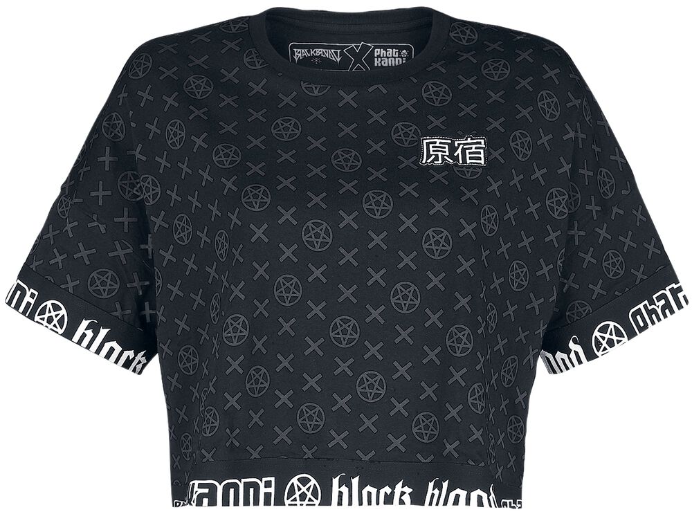 Phat Kandi X Black Blood by Gothicana kort T-shirt