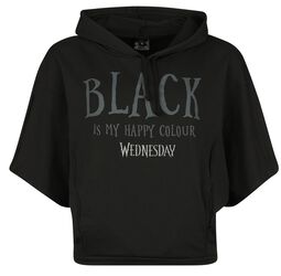 Wednesday - Black is my happy colour, Wednesday, Sweat-shirt à capuche