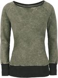 Acid Washed Sweater, R.E.D. by EMP, Sweatshirts