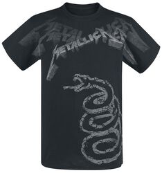 Black Album Faded, Metallica, T-Shirt Manches courtes