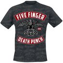 Eagle Knuckle Allover, Five Finger Death Punch, T-Shirt Manches courtes