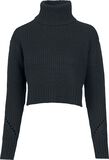 Ladies HiLo Turtleneck Sweater, Urban Classics, Pull tricoté