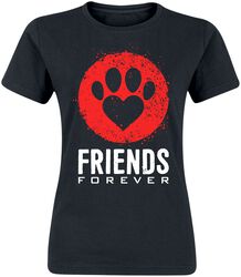 Paw - Friends forever, Tierisch, T-Shirt Manches courtes