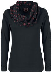 Up The Neck, RED by EMP, Shirt met lange mouwen