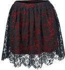 Lace Skirt, Gothicana by EMP, Korte rok