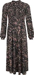 Shirred Bust Ditsy Floral Shirt Midi Dress, QED London, Medium-lengte jurk