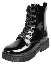 Black Patent PU Boots, Dockers by Gerli, Kinderlaarzen