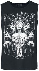 Mouwloos shirt met occulte print, Gothicana by EMP, Top