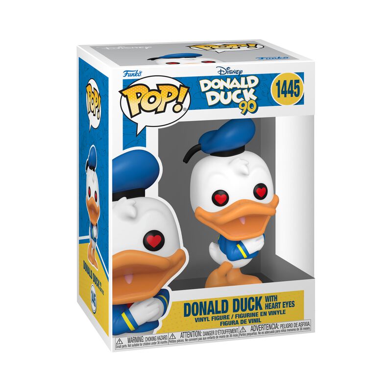 90th Anniversary - Donald Duck with Heart Eyes vinyl figuur 1445