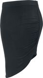 Ladies Asymmetric Viscose Skirt, Urban Classics, Jupe mi-longue