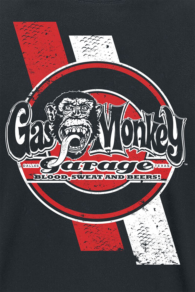 T-shirt Gas Monkey Garage 3XL – Noir – Coton – édition Limitée Vintage