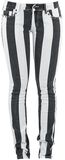 Wide Stripe Skarlett (Slim Fit), Gothicana by EMP, Pantalon en toile