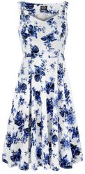 Blue Rosaceae Swing Dress, H&R London, Medium-lengte jurk
