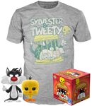 Sylvester & Tweety - POP! & Tee, Looney Tunes, Funko Pop!