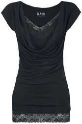 Emma, Black Premium by EMP, T-Shirt Manches courtes