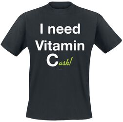 I need vitamin cash!, Slogans, T-Shirt Manches courtes