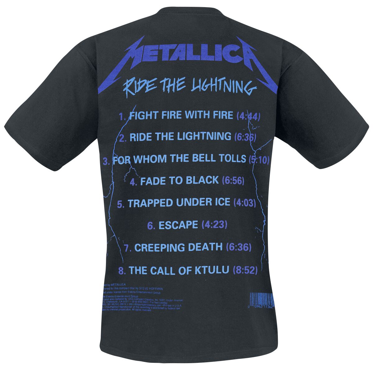 Annoteren Whitney Isaac Ride The Lightning | Metallica T-shirt | Large