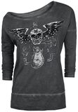Live Free, Rock Rebel by EMP, T-shirt manches longues