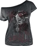 Broken Viking Spray Washed, Black Premium by EMP, T-shirt
