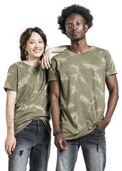 Collection Spéciale EMP X Urban Classics - T-shirt unisexe avec délavage, Collection Spéciale EMP, T-Shirt Manches courtes