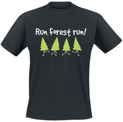 Run, Forest, Run!, Slogans, T-Shirt Manches courtes