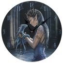 Water Dragon Clock, Anne Stokes, Wandklok