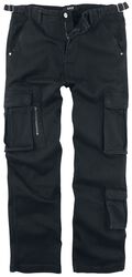 Army Vintage Trousers, Black Premium by EMP, Cargobroeken