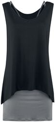 Two-In-One Dress, Black Premium by EMP, Korte jurk