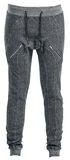 Ladies Zipped Melange Sweatpants, Urban Classics, Trainingsbroeken