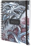 Stark & Targaryen, Game of Thrones, Notebook